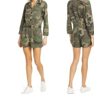 TRAVE - Portia Romper Size M Medium - Army/Camo